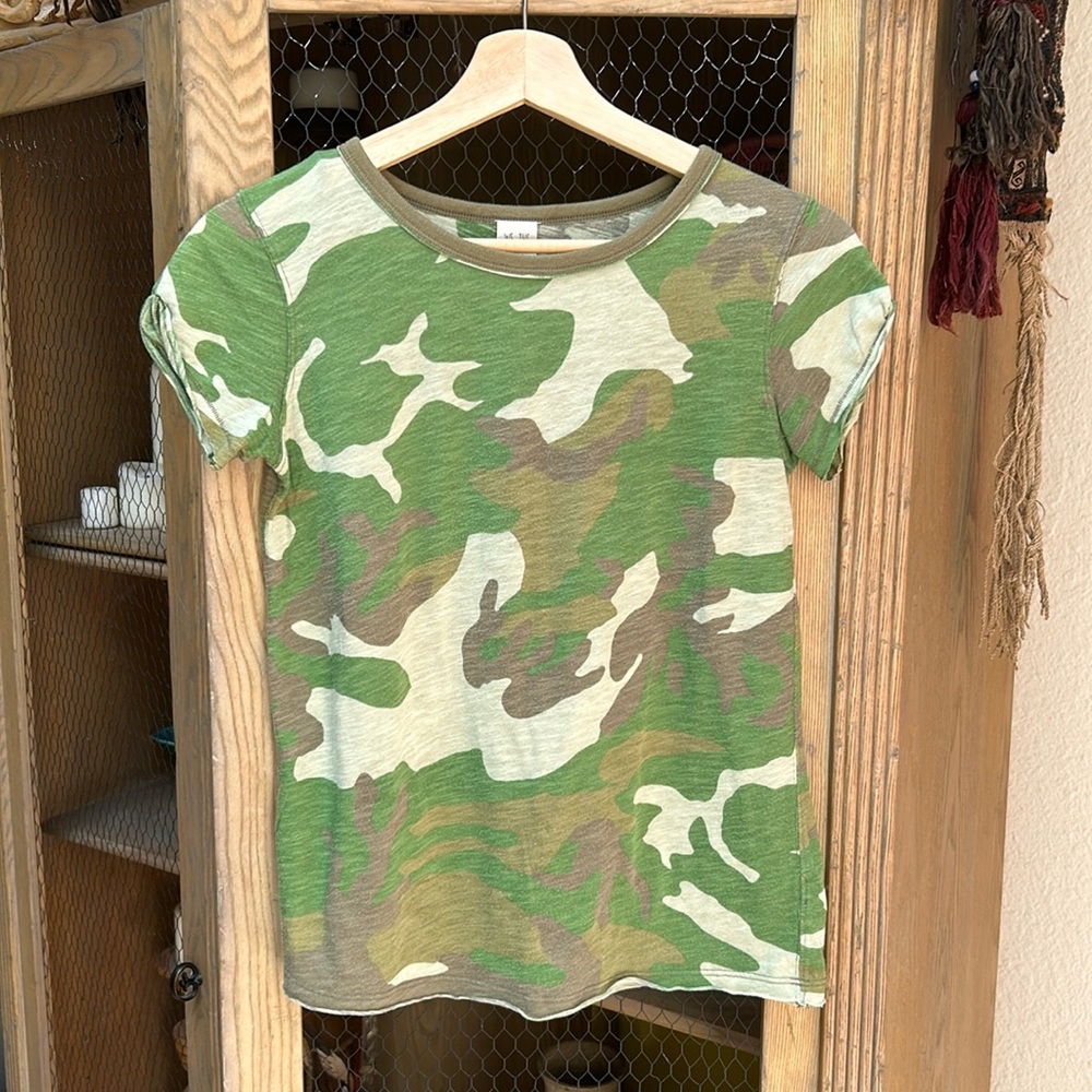 Free People We The Free Camo Clare Top